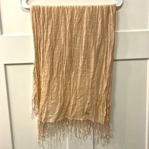 Cream scarf